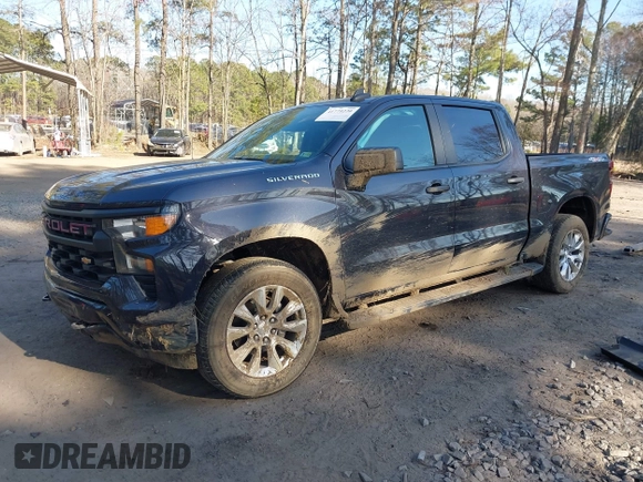 2022 Chevrolet Silverado 1500 Custom with VIN 1GCPDBEK3NZ640666, listed as a IAAI auction lot 41779220 with 31,047 mi miles. Bid and sale history available at carsss.com. Image 18.