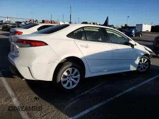 2023 Toyota Corolla Hybrid LE with VIN JTDBCMFE8PJ007549, listed as a Copart auction lot 47654805 with 0 mi miles and Salvage Title. Bid and sale history available at carsss.com. Image 3.
