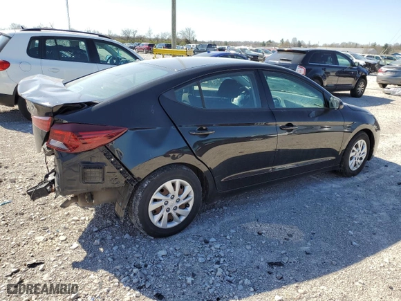 2019 Hyundai Elantra SE with VIN 5NPD74LF0KH456249, listed as a Copart auction lot 46304454 with 105,354 mi miles and Salvage Title. Bid and sale history available at carsss.com. Image 3.