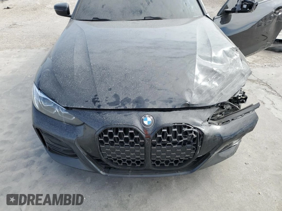2021 BMW 4 Series 430i with VIN WBA53AP05MCG80393, listed as a Copart auction lot 84918394 with 61,614 mi miles and Salvage Title. Bid and sale history available at DreamBid. Image 12.