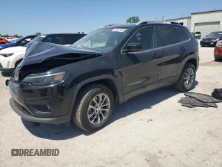 2019 Jeep Cherokee Latitude Plus with VIN 1C4PJMLBXKD409716, listed as a Copart auction lot 56367955 with 53,831 mi miles and Salvage title. Bid and sale history available at DreamBid. Image 1.