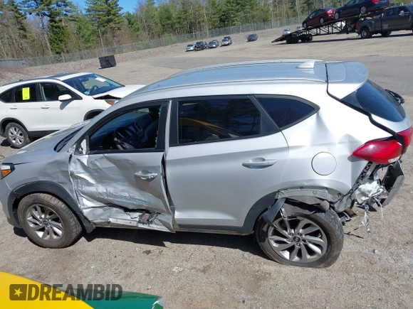 2018 Hyundai Tucson SEL with VIN KM8J3CA42JU771483, listed as a IAAI auction lot 42159936 with 91,604 mi miles and . Bid and sale history available at DreamBid. Image 15.