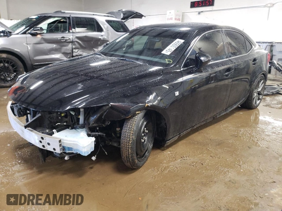 2016 Lexus IS 350 z VIN JTHCE1D26G5011600, wystawiony jako Copart lot #46909145 z przebiegiem 54 936 mil mil oraz Szkoda całkowita • Salvage title. Historia ofert i sprzedaży dostępna na DreamBid. Obrazek 1.