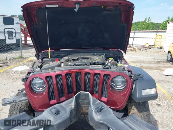 2021 Jeep Wrangler Unlimited Sport S с VIN 1C4HJXDG0MW709711, выставлен на аукционе IAAI как лот 42394165 с пробегом 52 916 миль миль и . История ставок и продаж доступна на DreamBid. Изображение 10.