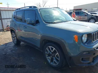 2017 Jeep Renegade Latitude with VIN ZACCJABB6HPE63913, listed as a IAAI auction lot 41588047 with 85,474 mi miles and . Bid and sale history available at DreamBid. Image 1.