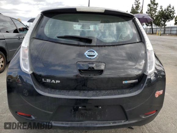 2015 Nissan LEAF SV with VIN 1N4AZ0CP6FC301534, listed as a Copart auction lot 51158153 with 66,443 mi miles. Bid and sale history available at carsss.com. Image 6.