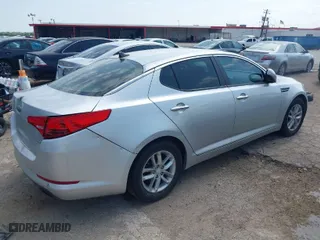 2012 Kia Optima LX with VIN 5XXGM4A77CG074198, listed as a IAAI auction lot 41927738 with 163,697 mi miles. Bid and sale history available at carsss.com. Image 4.