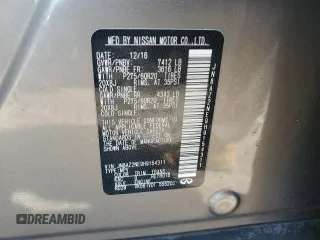 2017 Infiniti QX80 with VIN JN8AZ2NE9H9154311, listed as a Copart auction lot 74930154 with 0 mi miles and Salvage Title. Bid and sale history available at carsss.com. Image 14.