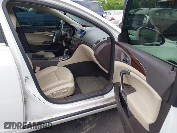 2011 Buick Regal CXL Turbo TO1 with VIN W04GV5EV7B1120242, listed as a IAAI auction lot 42144488 with 175,341 mi miles and . Bid and sale history available at DreamBid. Image 5.