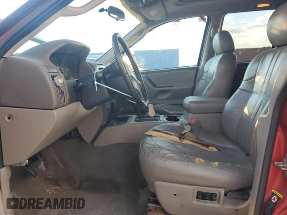 2002 Jeep Grand Cherokee with VIN 1J8GX38S82C176323, listed as a Copart auction lot 78520444 with 206,258 mi miles and Salvage title. Bid and sale history available at DreamBid. Image 7.