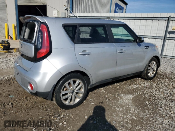2018 Kia Soul + with VIN KNDJP3A54J7542884, listed as a Copart auction lot 43235395 with 57,437 mi miles and Clean Title. Bid and sale history available at carsss.com. Image 3.