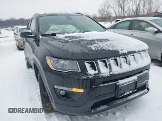2018 Jeep Compass Altitude with VIN 3C4NJDBB6JT307069, listed as a IAAI auction lot 41351646 with 50,387 mi miles and . Bid and sale history available at carsss.com. Image 1.