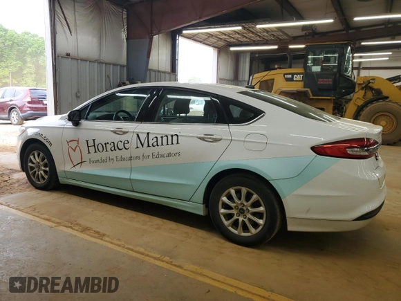 2017 Ford Fusion S with VIN 3FA6P0G79HR144527, listed as a Copart auction lot 53135265 with 128,330 mi miles and Clean Title. Bid and sale history available at carsss.com. Image 2.