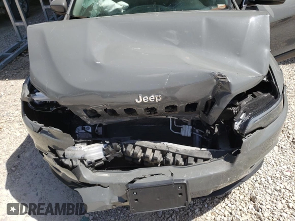 2020 Jeep Cherokee Latitude Plus with VIN 1C4PJLLB5LD506303, listed as a Copart auction lot 52493155 with 161,613 mi miles and Salvage title. Bid and sale history available at DreamBid. Image 14.