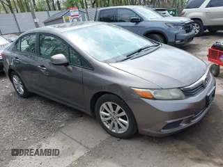 2012 Honda Civic EX with VIN 19XFB2F86CE393138, listed as a IAAI auction lot 42167608 with 176,554 mi miles and . Bid and sale history available at DreamBid. Image 1.