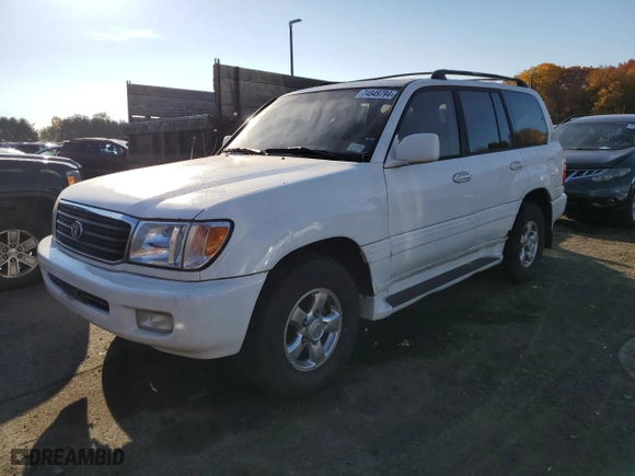 2001 Toyota Land Cruiser with VIN JTEHT05JX12015568, listed as a Copart auction lot 74849794 with 345,303 mi miles and Clean Title. Bid and sale history available at carsss.com. Image 1.