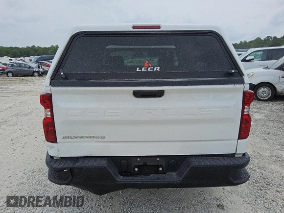 2023 Chevrolet Silverado 1500 Work Truck with VIN 3GCNAAEK9PG337789, listed as a Copart auction lot 52516045 with 103,553 mi miles and Clean Title. Bid and sale history available at carsss.com. Image 6.