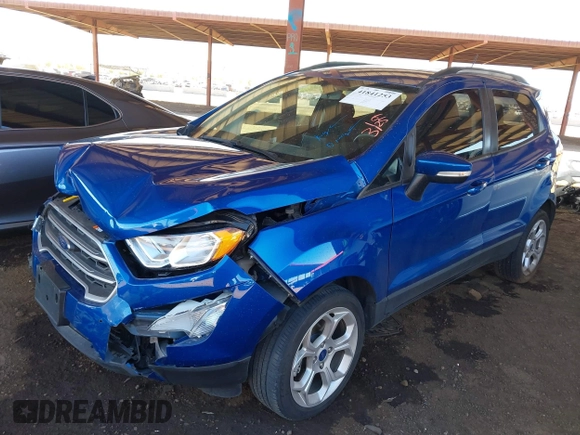 2021 Ford EcoSport SE with VIN MAJ3S2GE4MC445646, listed as a IAAI auction lot 41841253 with 38,644 mi miles and . Bid and sale history available at carsss.com. Image 17.