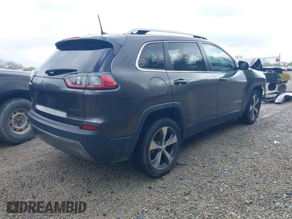 2019 Jeep Cherokee Limited with VIN 1C4PJLDB8KD144495, listed as a IAAI auction lot 42181188 with 114,214 mi miles and . Bid and sale history available at DreamBid. Image 4.