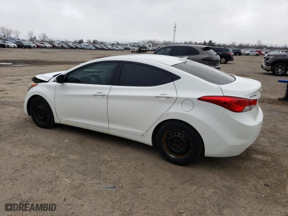 2013 Hyundai Elantra GLS PZEV with VIN 5NPDH4AEXDH192869, listed as a Copart auction lot 51993775 with 252,039 mi miles and Salvage Title. Bid and sale history available at carsss.com. Image 2.