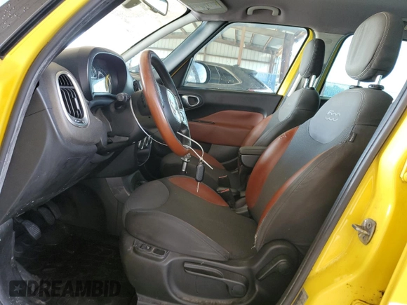 2014 FIAT 500L Trekking with VIN ZFBCFADH2EZ006230, listed as a Copart auction lot 73800154 with 144,643 mi miles and Non Repairable. Bid and sale history available at carsss.com. Image 7.