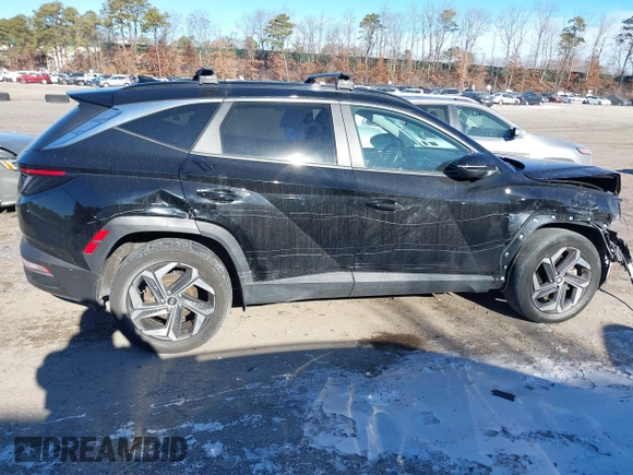 2022 Hyundai Tucson SEL Convenience with VIN KM8JFCA12NU039907, listed as a IAAI auction lot 41164495 with 60,466 mi miles and . Bid and sale history available at carsss.com. Image 12.