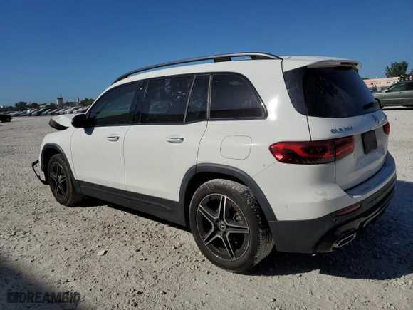 2022 Mercedes-Benz GLB with VIN W1N4M4HB0NW232968, listed as a Copart auction lot 82396574 with 27,841 mi miles and Non Repairable. Bid and sale history available at carsss.com. Image 2.