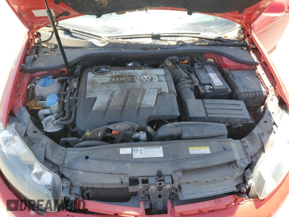 2013 Volkswagen Jetta TDI w/Sunroof & Nav with VIN 3VWPL7AJ7DM687211, listed as a Copart auction lot 61039845 with 140,468 mi miles and Clean title. Bid and sale history available at DreamBid. Image 11.