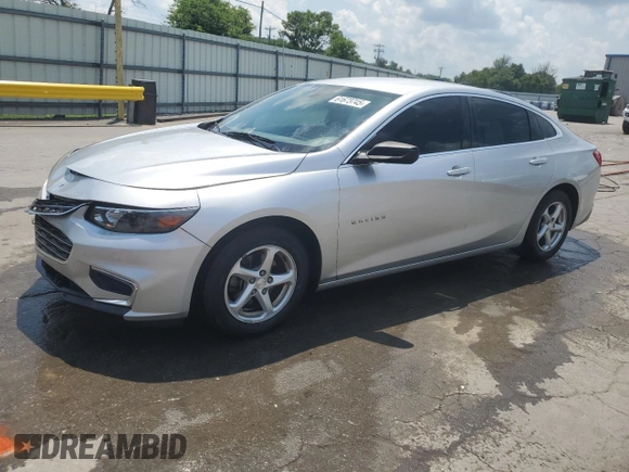2016 Chevrolet Malibu LS with VIN 1G1ZB5ST7GF306974, listed as a Copart auction lot 61673745 with 121,958 mi miles and Salvage title. Bid and sale history available at DreamBid. Image 1.