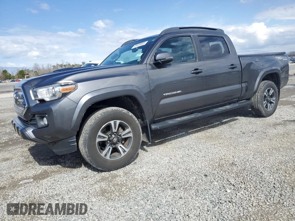 2017 Toyota Tacoma SR5 with VIN 3TMDZ5BNXHM032959, listed as a Copart auction lot 49459885 with 27,158 mi miles and Salvage Title. Bid and sale history available at carsss.com. Image 1.