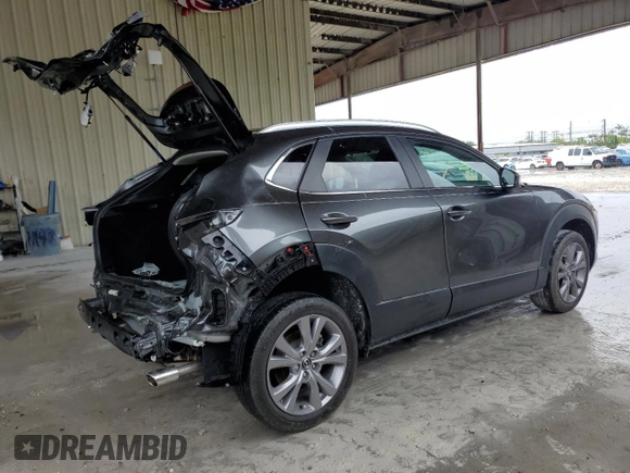 2023 Mazda CX-30 S Carbon Edition with VIN 3MVDMBCM9PM506691, listed as a Copart auction lot 55864895 with 21,441 mi miles and Salvage title. Bid and sale history available at DreamBid. Image 3.