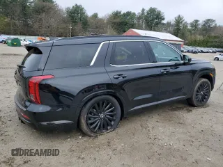 2025 Hyundai Palisade Calligraphy z VIN KM8R7DGE4SU877884, wystawiony jako Copart lot #53791625 z przebiegiem 2761 mil mil oraz Szkody całkowita. Historia ofert i sprzedaży dostępna na DreamBid. Obrazek 3.