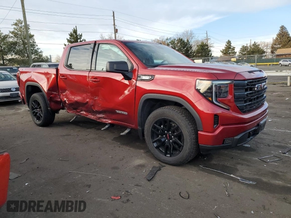 2023 GMC Sierra 1500 Elevation z VIN 3GTUUCE89PG335723, wystawiony jako Copart lot #85942744 z przebiegiem 19 582 mil mil oraz Szkoda całkowita • Salvage title. Historia ofert i sprzedaży dostępna na DreamBid. Obrazek 4.
