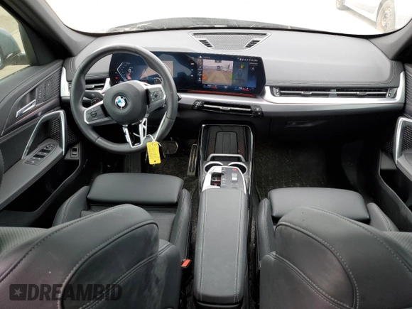 2023 BMW X1 xDrive28i with VIN WBX73EF02P5W11223, listed as a Copart auction lot 49205155 with 17,083 mi miles and Salvage Title. Bid and sale history available at DreamBid. Image 8.