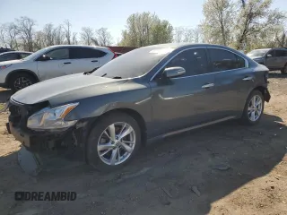 2010 Nissan Maxima SV z VIN 1N4AA5AP1AC836805, wystawiony jako Copart lot #51015415 z przebiegiem 52 527 mil mil oraz Szkoda całkowita • Salvage title. Historia ofert i sprzedaży dostępna na DreamBid. Obrazek 1.