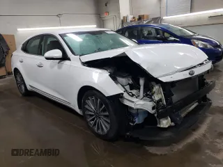 2017 Kia Cadenza Premium with VIN KNALC4J12H5080626, listed as a Copart auction lot 77097724 with 44,689 mi miles and Salvage Title. Bid and sale history available at carsss.com. Image 4.
