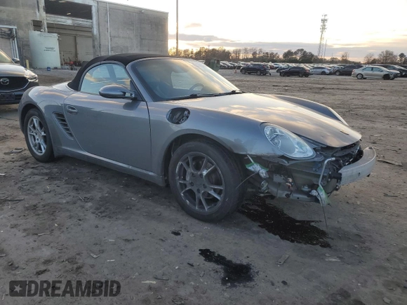 2005 Porsche Boxster с VIN WP0CA298X5U712093, выставлен на аукционе Copart как лот 82109144 с пробегом 138 144 миль миль и Списание • Salvage title. История ставок и продаж доступна на DreamBid. Изображение 4.