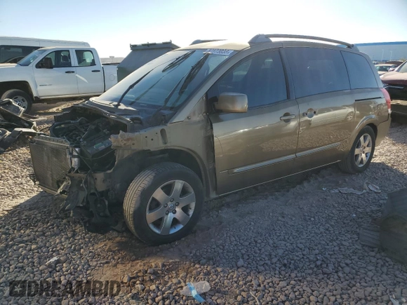 2004 Nissan Quest SE with VIN 5N1BV28U14N364915, listed as a Copart auction lot 87873035 with 190,086 mi miles and Salvage Title. Bid and sale history available at carsss.com. Image 1.