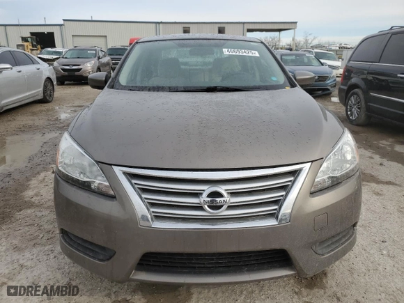 2015 Nissan Sentra SV with VIN 3N1AB7AP7FY293383, listed as a Copart auction lot 46693425 with 122,682 mi miles and Salvage Title. Bid and sale history available at carsss.com. Image 5.