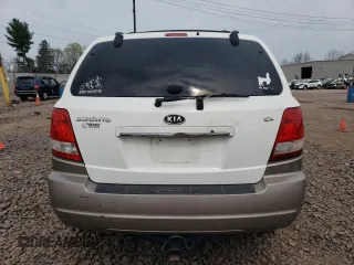 2006 Kia Sorento LX with VIN KNDJD733665597996, listed as a Copart auction lot 75821774 with 233,391 mi miles and Salvage title. Bid and sale history available at DreamBid. Image 6.