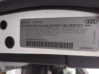 2017 Audi A4 Premium Plus с VIN WAUENAF49HN010111, выставлен на аукционе IAAI как лот 41989424 с пробегом 86 530 миль миль и . История ставок и продаж доступна на DreamBid. Изображение 9.