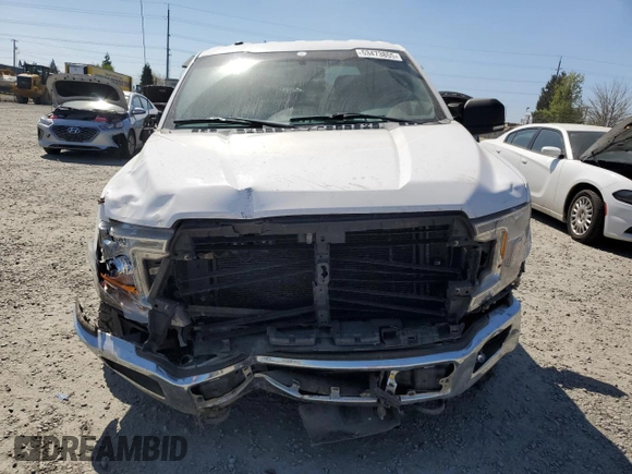 2018 Ford F-150 XL with VIN 1FTFW1EG6JKE41335, listed as a Copart auction lot 53473855 with 138,113 mi miles and Salvage title. Bid and sale history available at DreamBid. Image 5.