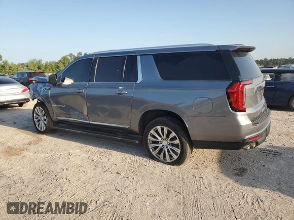 2022 GMC Yukon XL Denali with VIN 1GKS2JKLXNR228983, listed as a Copart auction lot 49653365 with 87,467 mi miles and Salvage Title. Bid and sale history available at carsss.com. Image 2.