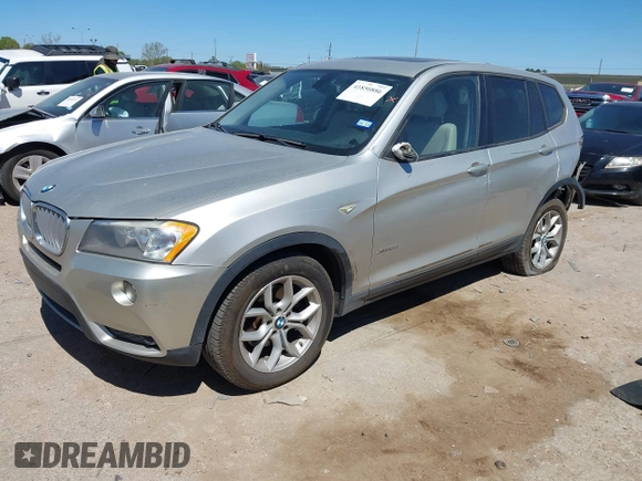 2013 BMW X3 xDrive28i with VIN 5UXWX9C53D0A31087, listed as a IAAI auction lot 41850886 with 142,156 mi miles. Bid and sale history available at carsss.com. Image 17.