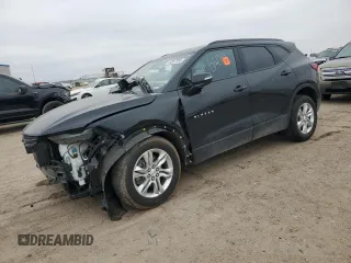 2021 Chevrolet Blazer LT z VIN 3GNKBJRS7MS573058, wystawiony jako Copart lot #44967365 z przebiegiem 77 254 mil mil oraz Szkoda całkowita • Salvage title. Historia ofert i sprzedaży dostępna na DreamBid. Obrazek 1.