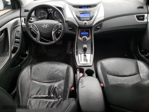 2013 Hyundai Elantra GLS PZEV with VIN 5NPDH4AEXDH192869, listed as a Copart auction lot 51993775 with 252,039 mi miles and Salvage Title. Bid and sale history available at carsss.com. Image 8.