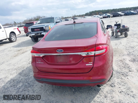 2017 Ford Fusion SE with VIN 3FA6P0HDXHR249811, listed as a IAAI auction lot 41701110 with 93,557 mi miles. Bid and sale history available at carsss.com. Image 16.