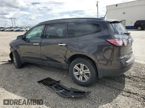 2017 Chevrolet Traverse LS z VIN 1GNKVFED6HJ269657, wystawiony jako Copart lot #57065555 z przebiegiem 46 906 mil mil oraz Szkoda całkowita • Salvage title. Historia ofert i sprzedaży dostępna na DreamBid. Obrazek 2.