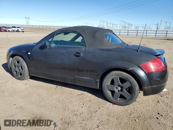2001 Audi TT with VIN TRUTX28N011016074, listed as a Copart auction lot 49478605 with 120,715 mi miles and Salvage title. Bid and sale history available at DreamBid. Image 2.