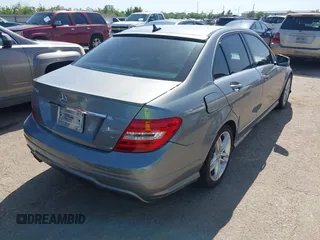 2012 Mercedes-Benz C-Class C 250 Sport with VIN WDDGF4HB7CR198558, listed as a IAAI auction lot 42022223 with 165,758 mi miles. Bid and sale history available at carsss.com. Image 4.
